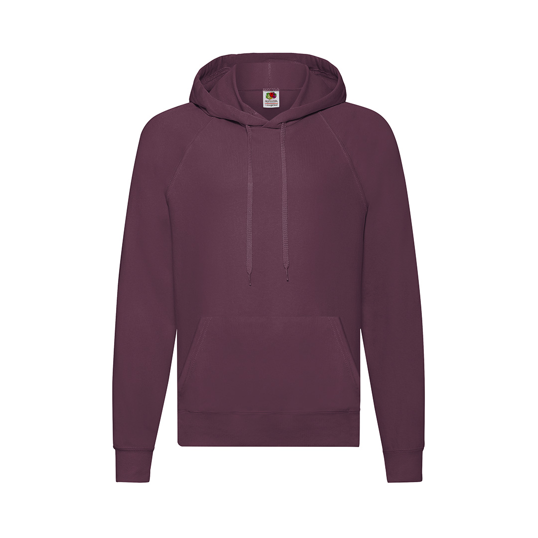 Bluza dla dorosłych Lekka bluza z kapturem S P182470T bordowy Bluza dla dorosłych Lekka bluza z kapturem S P182470T bordowy