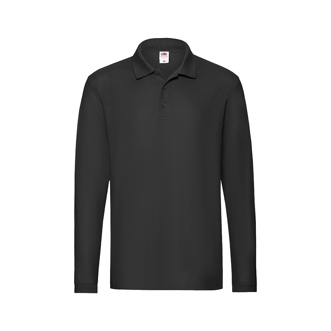 Polo dla dorosłych Polo Premium z długim rękawem P180590T czarny Polo dla dorosłych Polo Premium z długim rękawem P180590T czarny