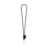 SET Lanyard NAUTIC Long (Ø 5 mm) z karabińczykiem w kształcie litery D o długości 55 mm P102069S czarny / żółty