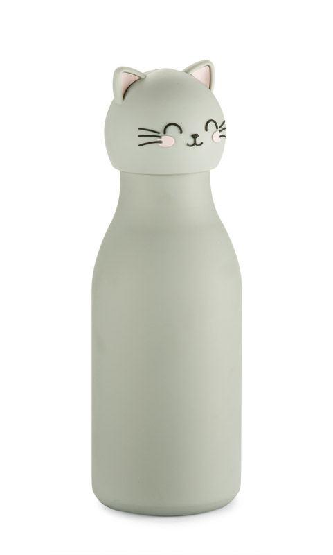 Butelka termiczna ANIMI - Kot 400 ml P180859A szary