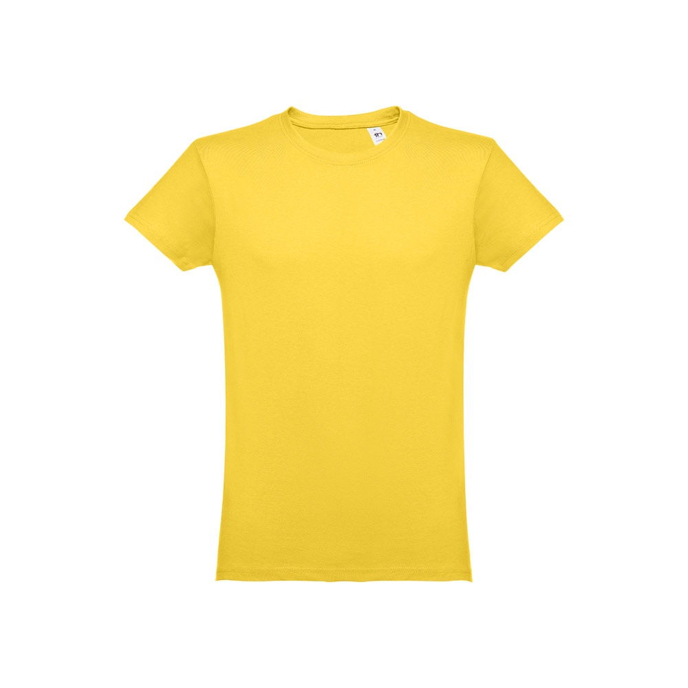 THC LUANDA. T-shirt męski z bawełny rurkowej P032114S żółty