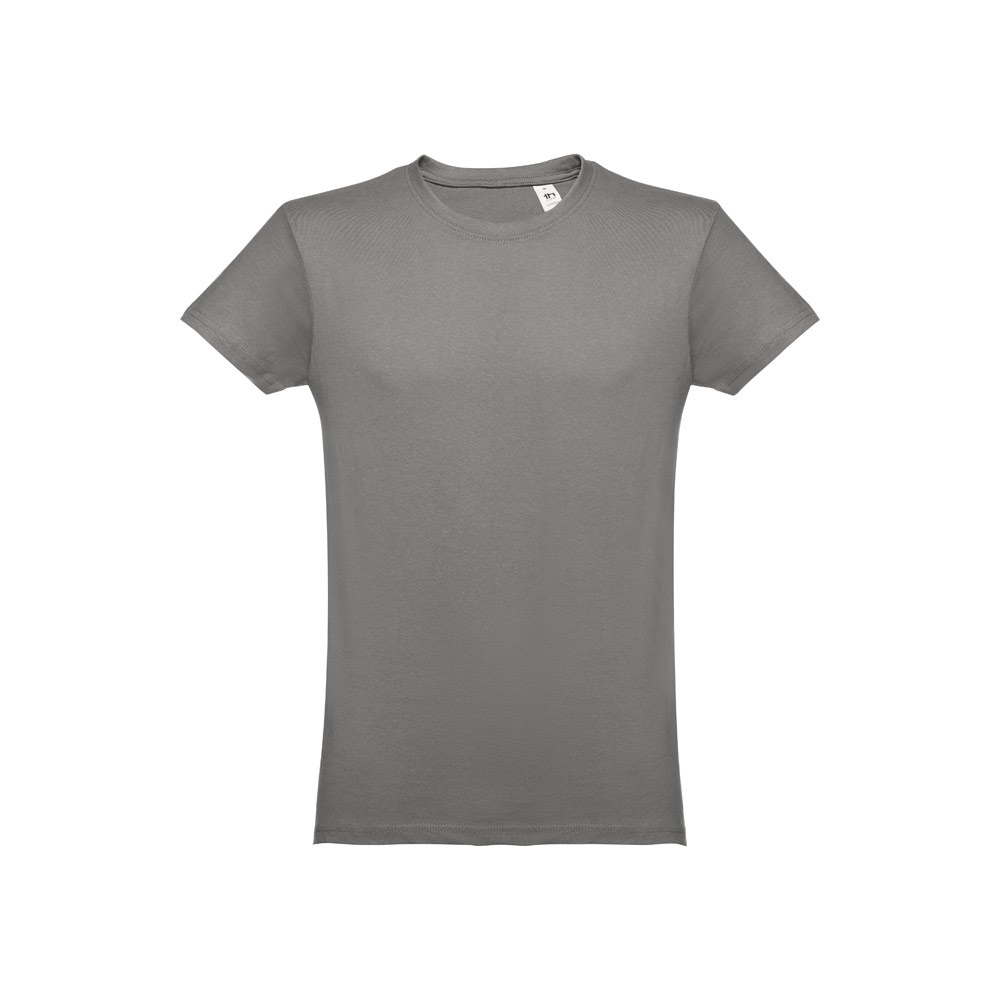 THC LUANDA. T-shirt męski z bawełny rurkowej P032114S szary