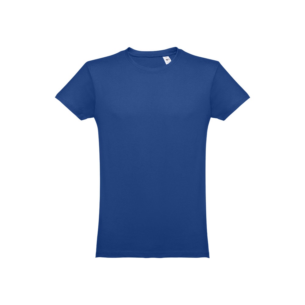 THC LUANDA. T-shirt męski z bawełny rurkowej P032114S szafirowy