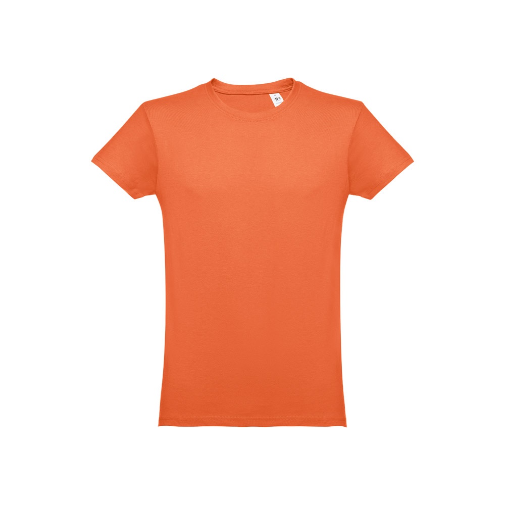 THC LUANDA. T-shirt męski z bawełny rurkowej P032114S terracotta