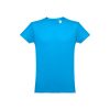 THC LUANDA. T-shirt męski z bawełny rurkowej P032114S morski niebieski
