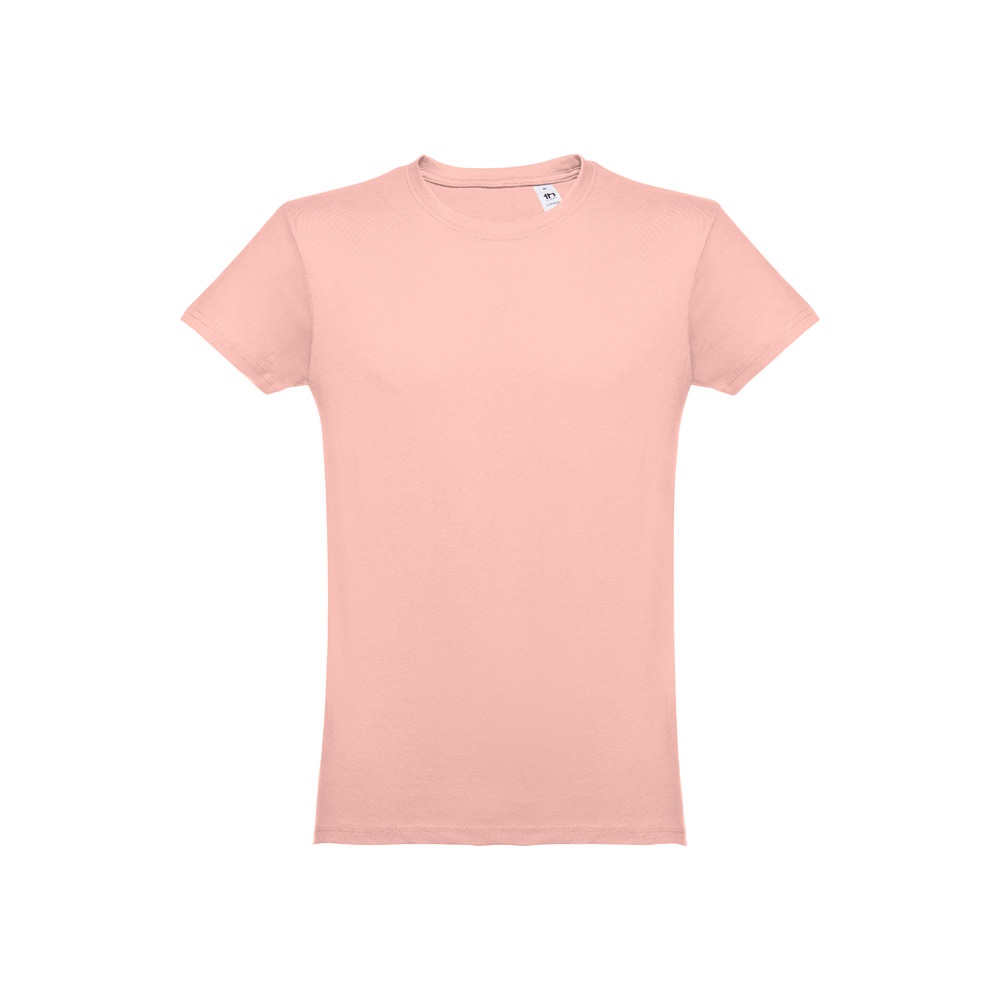 THC LUANDA. T-shirt męski z bawełny rurkowej P032114S łososiowy