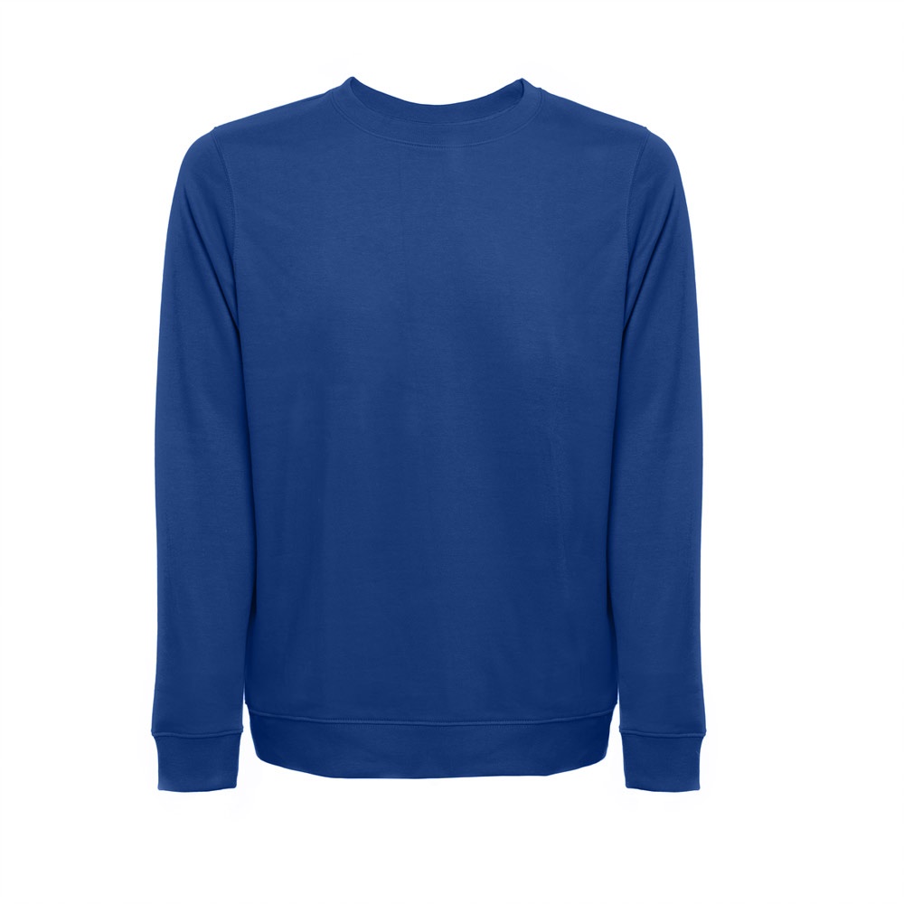 THC COLOMBO. Bluza (unisex) z włoskiego materiału frotte bez zapięcia P040816S szafirowy THC COLOMBO. Bluza (unisex) z włoskiego materiału frotte bez zapięcia P040816S szafirowy