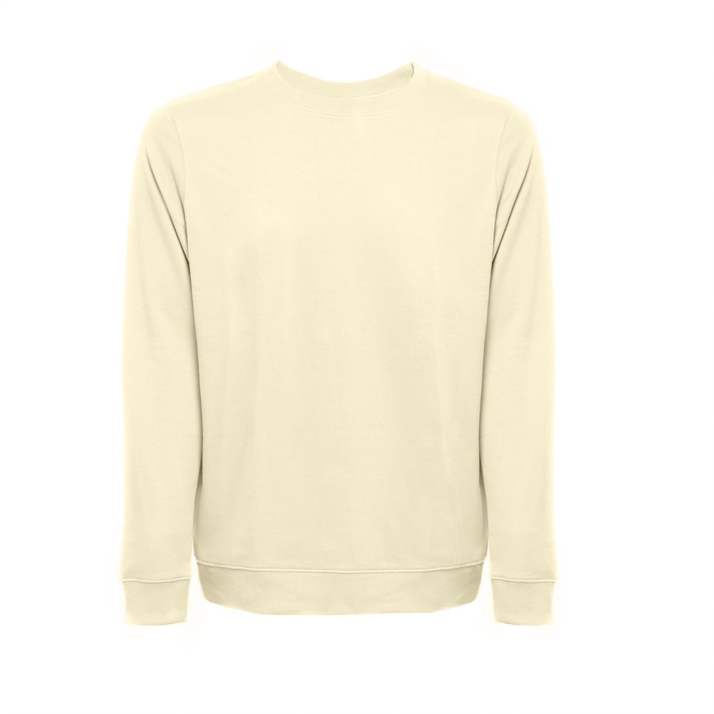 THC COLOMBO. Bluza (unisex) z włoskiego materiału frotte bez zapięcia P040816S pastelowy żółty THC COLOMBO. Bluza (unisex) z włoskiego materiału frotte bez zapięcia P040816S pastelowy żółty