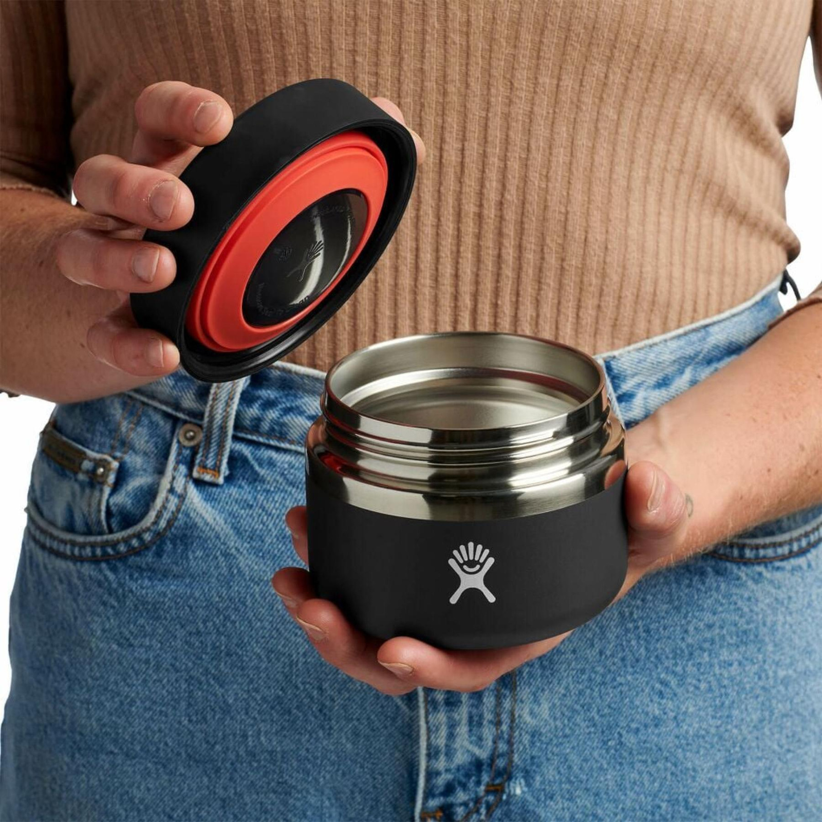 355 ML INSULATED FOOD JAR BLACK P180961P
