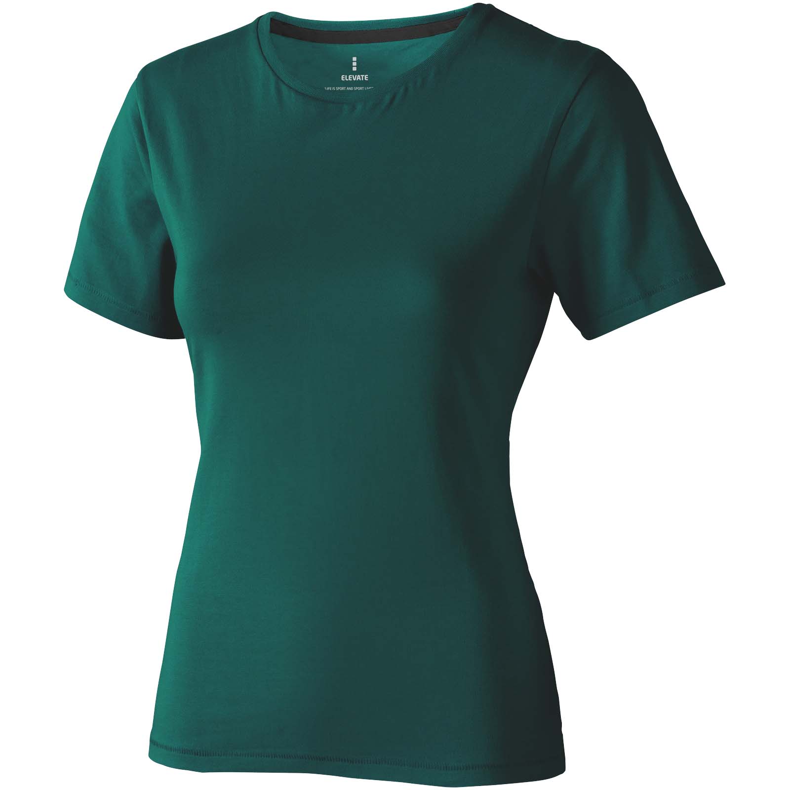 Damski t-shirt Nanaimo z krótkim rękawem P070126C leśny zielony Damski t-shirt Nanaimo z krótkim rękawem P070126C leśny zielony