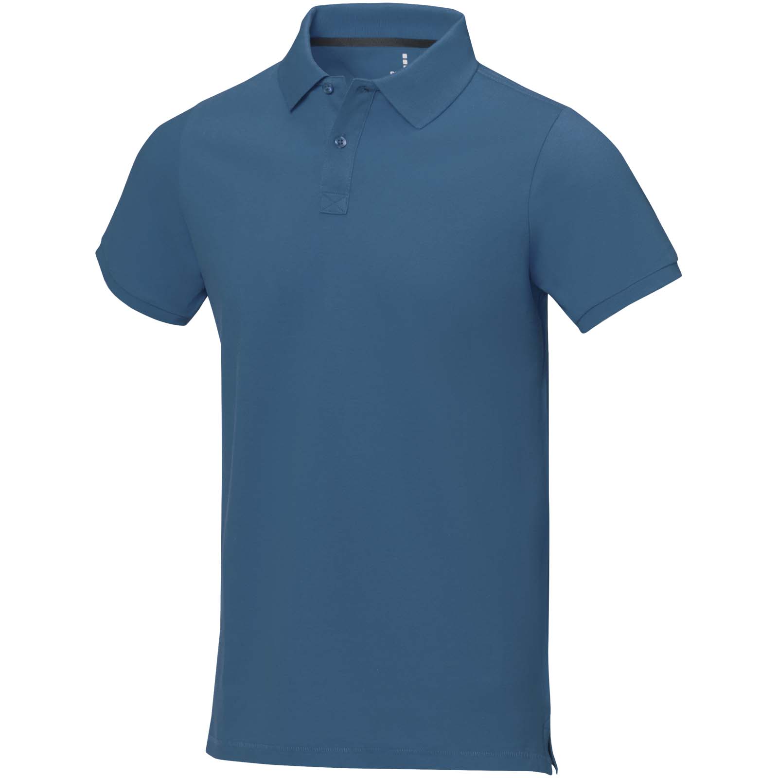 Męskie polo Calgary z krótkim rękawem P070804C tech blue
