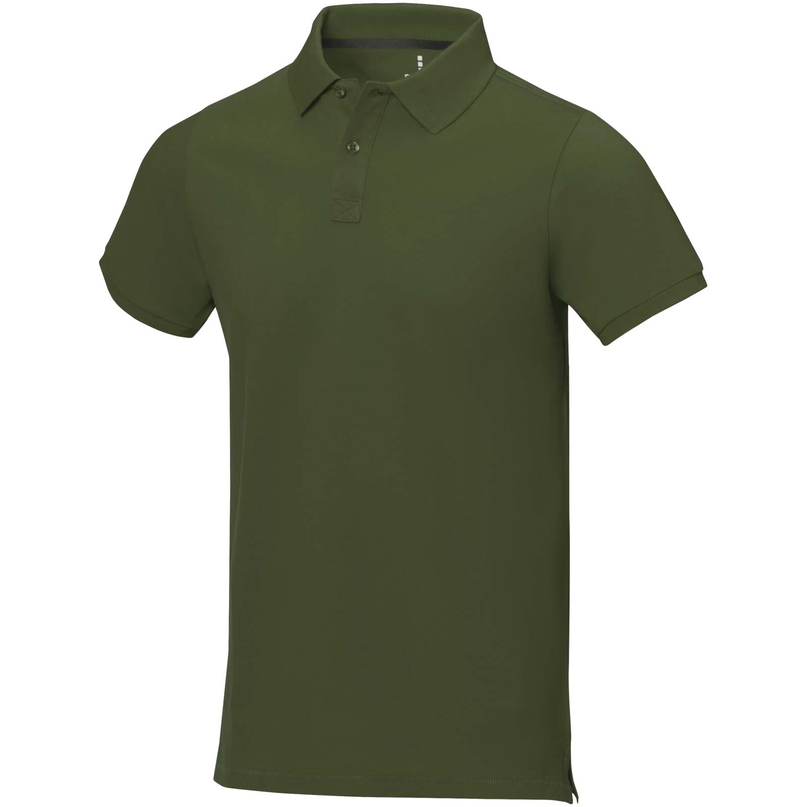Męskie polo Calgary z krótkim rękawem 200 g/m² P070804C zieleń wojskowa