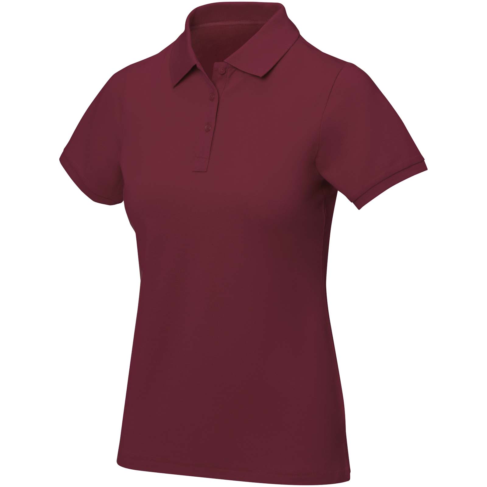 Damskie polo Calgary z krótkim rękawem 200 g/m² P070949C głęboki bordowy