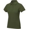 Damskie polo Calgary z krótkim rękawem P070949C zieleń wojskowa