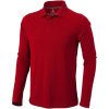 Męskie polo Calgary z długim rękawem 180 g/m² P071137C czerwony