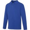 Męskie polo Calgary z długim rękawem 180 g/m² P071137C niebieski