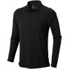 Męskie polo Calgary z długim rękawem 180 g/m² P071137C czarny
