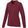 Damskie polo Calgary z długim rękawem 180 g/m² P071165C głęboki bordowy Damskie polo Calgary z długim rękawem 180 g/m² P071165C głęboki bordowy