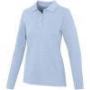 Damskie polo Calgary z długim rękawem 180 g/m² P071165C niebieski mgła Damskie polo Calgary z długim rękawem 180 g/m² P071165C niebieski mgła
