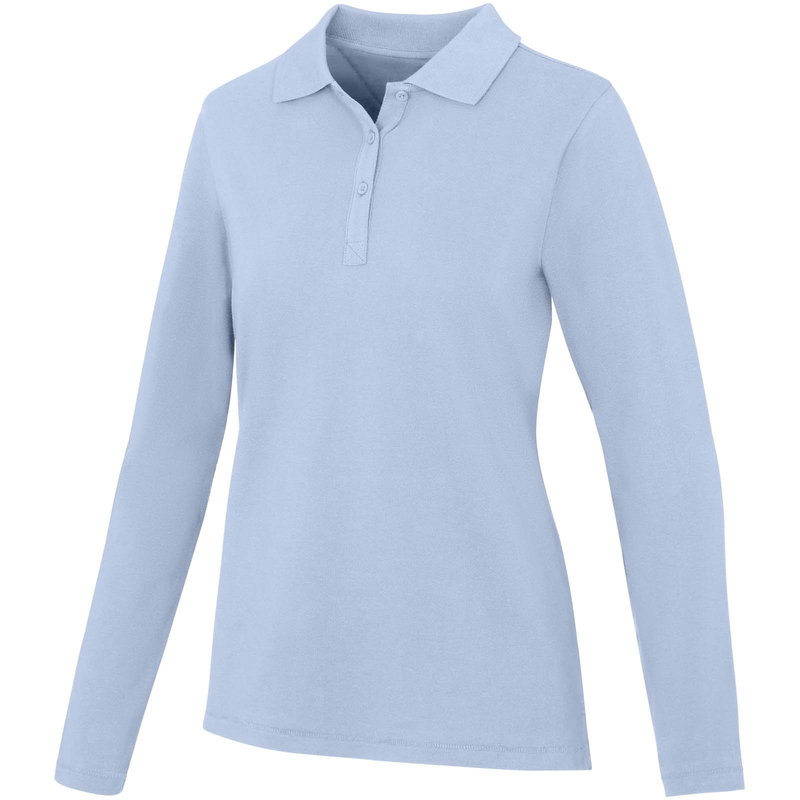 Damskie polo Calgary z długim rękawem 180 g/m² P071165C niebieski mgła Damskie polo Calgary z długim rękawem 180 g/m² P071165C niebieski mgła