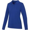 Damskie polo Calgary z długim rękawem 180 g/m² P071165C niebieski Damskie polo Calgary z długim rękawem 180 g/m² P071165C niebieski