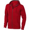 Unisex rozpinana bluza z kapturem Arora 300 g/m² P071587C czerwony