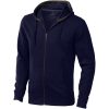 Unisex rozpinana bluza z kapturem Arora 300 g/m² P071587C granatowy