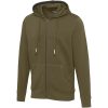 Unisex rozpinana bluza z kapturem Arora 300 g/m² P071587C forest green