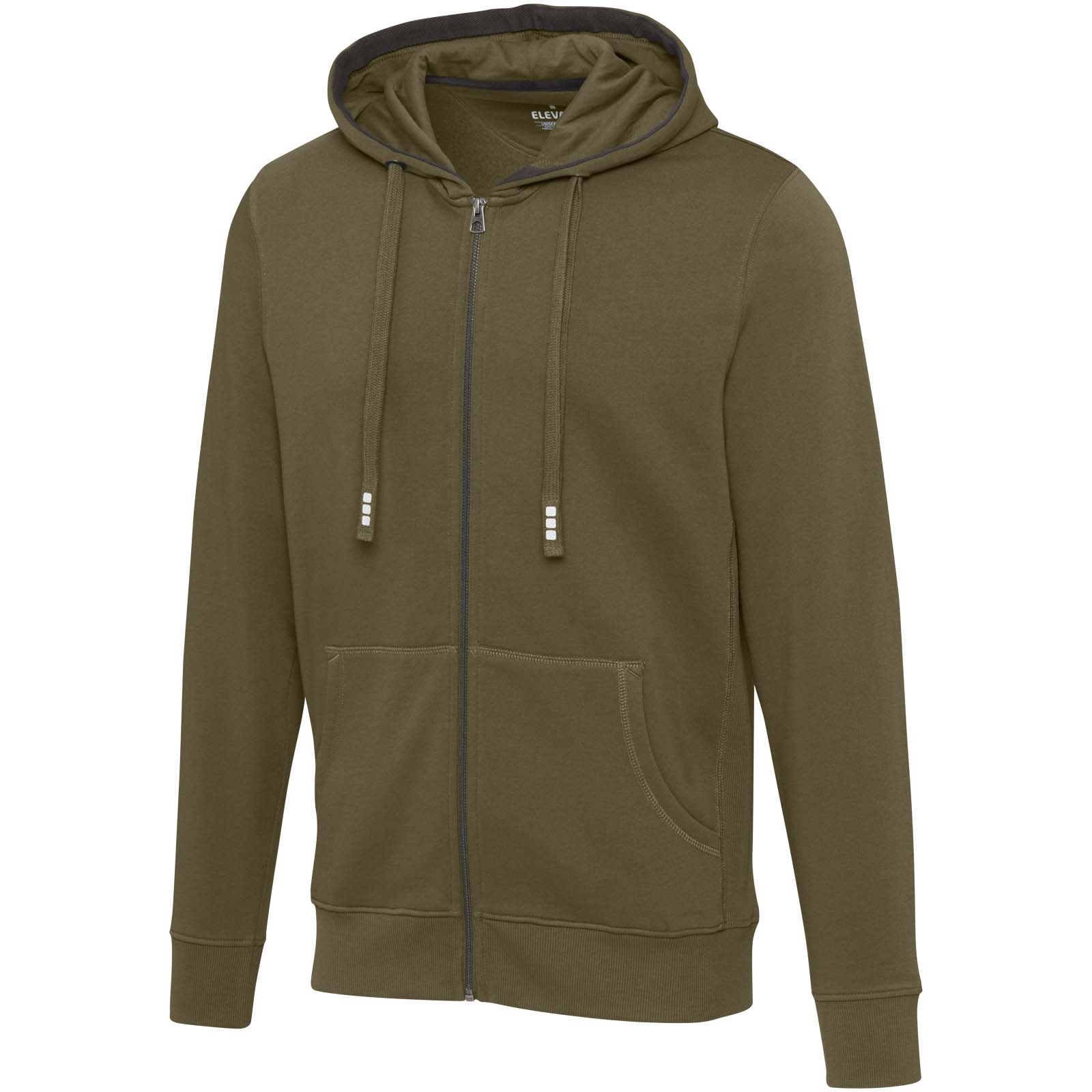 Unisex rozpinana bluza z kapturem Arora 300 g/m² P071587C forest green