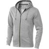 Unisex rozpinana bluza z kapturem Arora 300 g/m² P071587C szary melanż