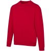 Jasper organiczna bluza unisex z recyklingu o gramaturze 280 g/m² z okrągłym dekoltem i certyfikatem OCS P156801C czerwony Jasper organiczna bluza unisex z recyklingu o gramaturze 280 g/m² z okrągłym dekoltem i certyfikatem OCS P156801C czerwony