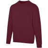 Jasper organiczna bluza unisex z recyklingu o gramaturze 280 g/m² z okrągłym dekoltem i certyfikatem OCS P156801C głęboki bordowy Jasper organiczna bluza unisex z recyklingu o gramaturze 280 g/m² z okrągłym dekoltem i certyfikatem OCS P156801C głęboki bordowy