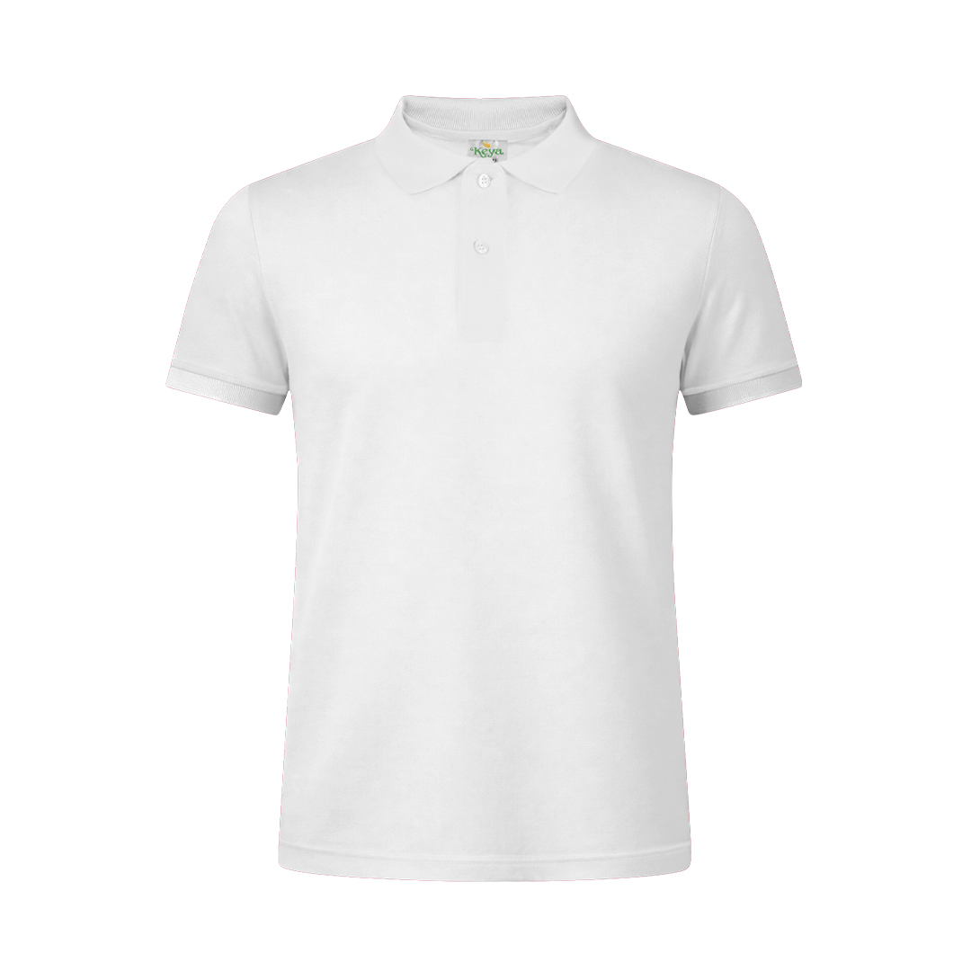 Biała koszulka polo dla dorosłych "keya" MPS180 P164477T MKT-5862-W