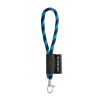 75090. SET Lanyard TUBE Short (Ø 7 mm) z karabińczykiem 9 mm P040921S czarny / szafirowy 75090. SET Lanyard TUBE Short (Ø 7 mm) z karabińczykiem 9 mm P040921S czarny / szafirowy