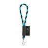 75090. SET Lanyard TUBE Short (Ø 7 mm) z karabińczykiem 9 mm P040921S czarny / błękitny 75090. SET Lanyard TUBE Short (Ø 7 mm) z karabińczykiem 9 mm P040921S czarny / błękitny