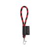75090. SET Lanyard TUBE Short (Ø 7 mm) z karabińczykiem 9 mm P040921S czarny / czerwony 75090. SET Lanyard TUBE Short (Ø 7 mm) z karabińczykiem 9 mm P040921S czarny / czerwony