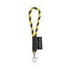 75090. SET Lanyard TUBE Short (Ø 7 mm) z karabińczykiem 9 mm P040921S czarny / żółty 75090. SET Lanyard TUBE Short (Ø 7 mm) z karabińczykiem 9 mm P040921S czarny / żółty