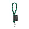 75090. SET Lanyard TUBE Short (Ø 7 mm) z karabińczykiem 9 mm P040921S czarny / zielony 75090. SET Lanyard TUBE Short (Ø 7 mm) z karabińczykiem 9 mm P040921S czarny / zielony