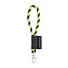 75090. SET Lanyard TUBE Short (Ø 7 mm) z karabińczykiem 9 mm P040921S fluorescencyjny żółty / czarny 75090. SET Lanyard TUBE Short (Ø 7 mm) z karabińczykiem 9 mm P040921S fluorescencyjny żółty / czarny