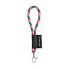 75090. SET Lanyard TUBE Short (Ø 7 mm) z karabińczykiem 9 mm P040921S pomarańczowy chrom / szafirowy 75090. SET Lanyard TUBE Short (Ø 7 mm) z karabińczykiem 9 mm P040921S pomarańczowy chrom / szafirowy