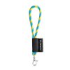 75090. SET Lanyard TUBE Short (Ø 7 mm) z karabińczykiem 9 mm P040921S żółty / błękitny 75090. SET Lanyard TUBE Short (Ø 7 mm) z karabińczykiem 9 mm P040921S żółty / błękitny