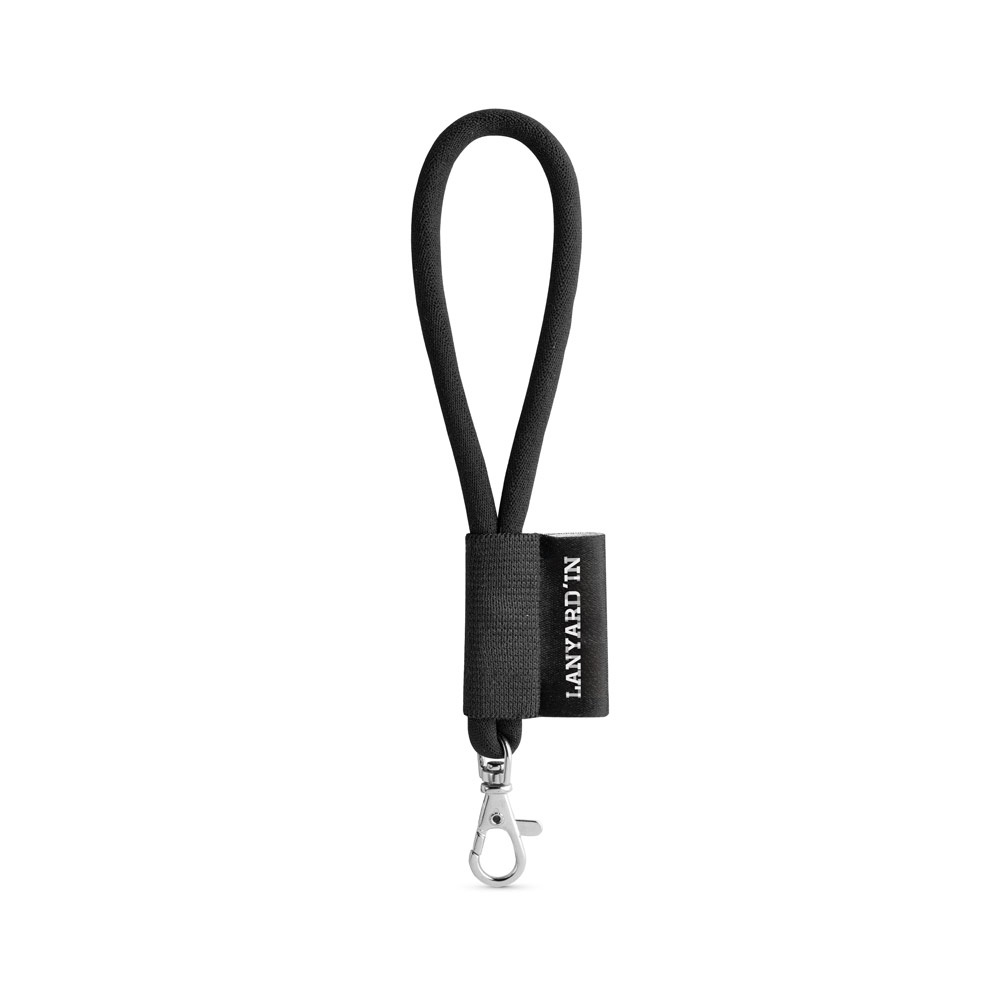 75090. SET Lanyard TUBE Short (Ø 7 mm) z karabińczykiem 9 mm P040921S ST-75090-W