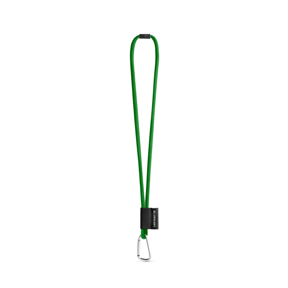 SET Lanyard TUBE Long (Ø 7 mm) z karabińczykiem w kształcie litery D o długości 55 mm i zapięciem bezpieczeństwa o średnicy 7 mm P054599S zielony SET Lanyard TUBE Long (Ø 7 mm) z karabińczykiem w kształcie litery D o długości 55 mm i zapięciem bezpieczeństwa o średnicy 7 mm P054599S zielony