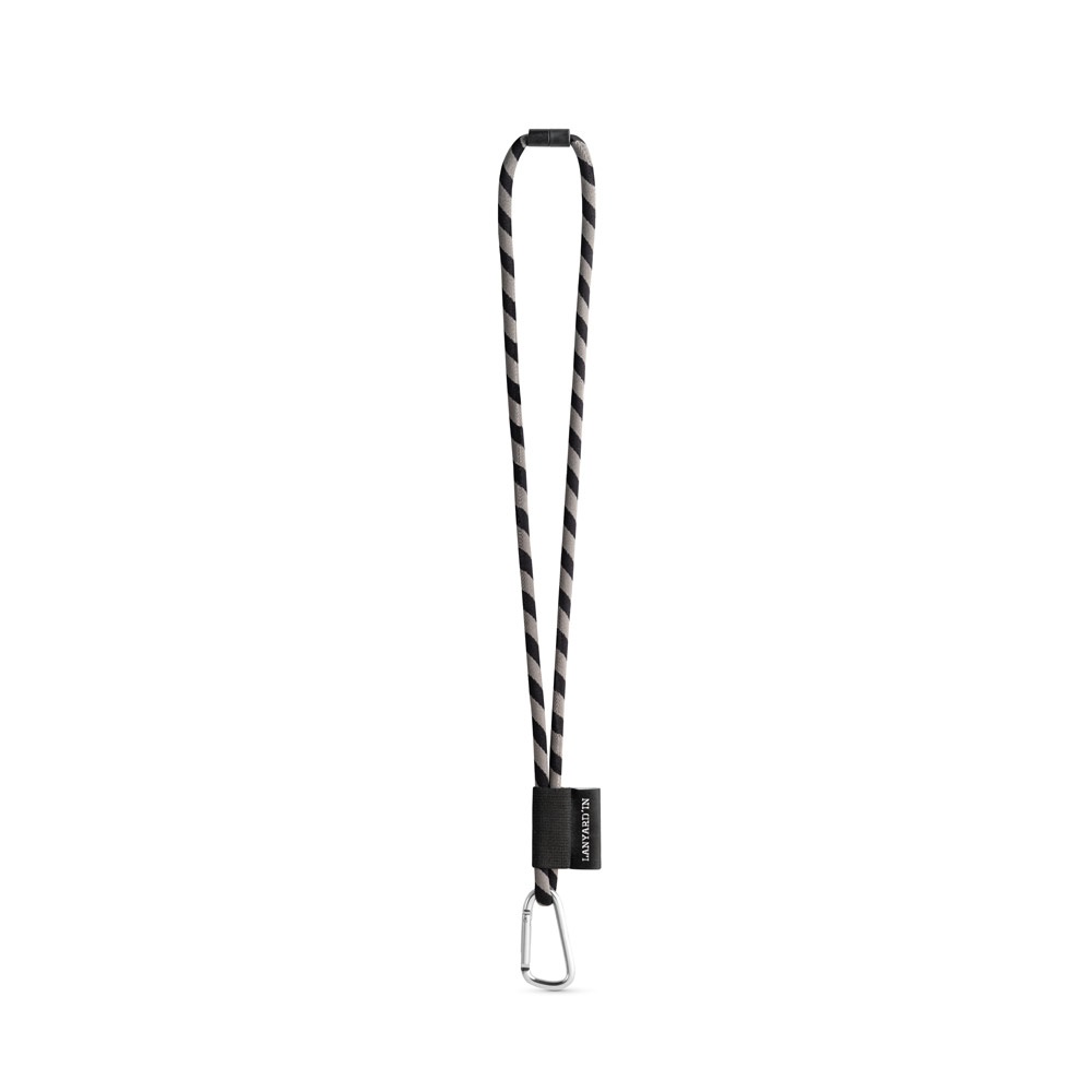 Zestaw smyczy rurowej długiej (Ø 7 mm) z karabińczykiem w kształcie litery D o długości 55 mm i zapięciem bezpieczeństwa o średnicy 7 mm P054599S czarny / szary Zestaw smyczy rurowej długiej (Ø 7 mm) z karabińczykiem w kształcie litery D o długości 55 mm i zapięciem bezpieczeństwa o średnicy 7 mm P054599S czarny / szary
