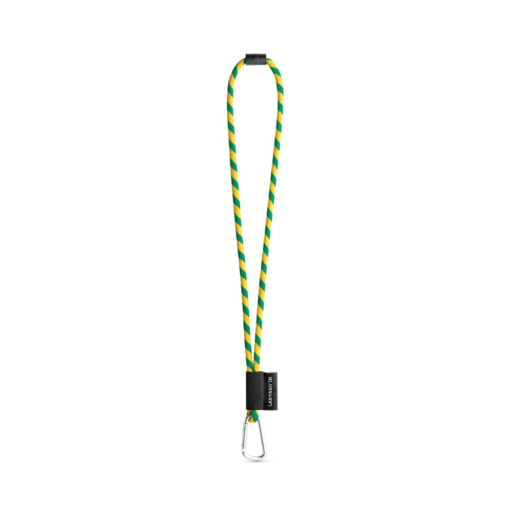 SET Lanyard TUBE Long (Ø 7 mm) z karabińczykiem w kształcie litery D o długości 55 mm i zapięciem bezpieczeństwa o średnicy 7 mm P054599S żółty / zielony SET Lanyard TUBE Long (Ø 7 mm) z karabińczykiem w kształcie litery D o długości 55 mm i zapięciem bezpieczeństwa o średnicy 7 mm P054599S żółty / zielony