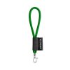 SET Lanyard TUBE Short (Ø 7 mm) z karabińczykiem 9 mm P054616S zielony
