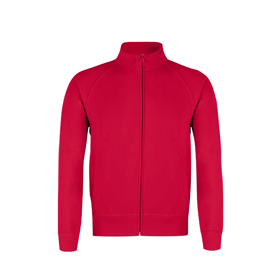 Bluza dla dorosłych Lekka rozpinana bluza P182509T czerwony Bluza dla dorosłych Lekka rozpinana bluza P182509T czerwony