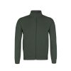 Bluza dla dorosłych Lekka rozpinana bluza P182509T zieleń myśliwska Bluza dla dorosłych Lekka rozpinana bluza P182509T zieleń myśliwska