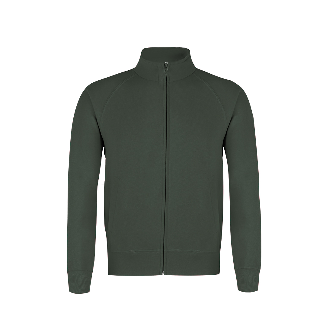 Bluza dla dorosłych Lekka rozpinana bluza P182509T zieleń myśliwska Bluza dla dorosłych Lekka rozpinana bluza P182509T zieleń myśliwska
