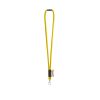 WISBECH. SET Lanyard TUBE Long (Ø 7 mm) z karabińczykiem 9 mm i zapięciem bezpieczeństwa Ø 7 mm P145170S żółty WISBECH. SET Lanyard TUBE Long (Ø 7 mm) z karabińczykiem 9 mm i zapięciem bezpieczeństwa Ø 7 mm P145170S żółty